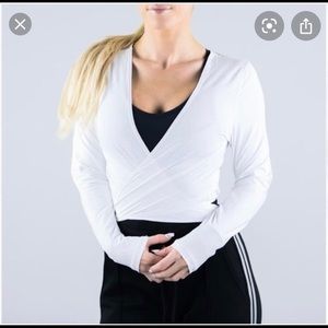 Buff bunny Wrap White Top